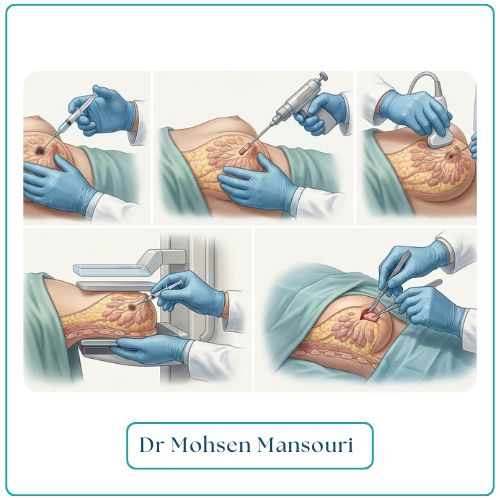 انواع روش‌های نمونه‌برداری سینه 